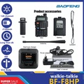 Baofeng BF-F8HP Radio Handheld 8W Dual-Band Hitam 13cm x 6cm x 3cm