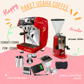 Ferrati FCM3200D Mesin Espresso Ferro - Hitam Merah