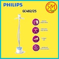 Philips GC482/25 Setrika Uap Berdiri Biru 1.4L - Kapasiti Besar, Uap Kuat & Aman untuk Semua Kain