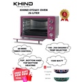 Khind OT2601 Oven Elektrik 26L Ungu - Pilihan Ideal untuk Memasak dan Menyangai