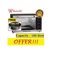 Butterfly BEO-1001 Oven Elektrik 100L, Kapasiti Besar dengan Sistem Konveksi dan Lampu Dalaman