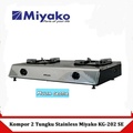 Kompor Gas Miyako KG-202 SE 2 Tungku Stainless Steel