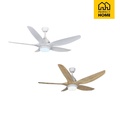 Quạt Điện Asia Qt02 - Quạt Trần Đèn Cao Cấp, Màu Đen, 12 Inch, 3 Cánh