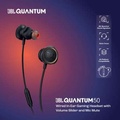 JBL Quantum 50 Headset Gaming Wired In-Ear - Putih, Ungu