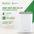 Máy hút ẩm Kangaroo KGDH35, 35L/ngày, 70m², Trắng - Giải pháp hoàn hảo cho không gian ẩm ướt