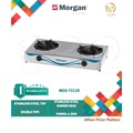Morgan MGS-7212S Dapur Gas Stainless Steel 2 Burner untuk Kegunaan Rumah