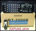 wisdom BT2000 Power Mixer Amplifier