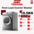 Toshiba TW-BH85S2M Mesin Basuh Front Load 7.5kg Putih dan Hitam