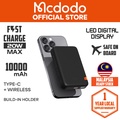 Mcdodo MC-069 Gopower 10000mAh Power Bank Digital Wireless