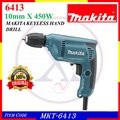 Makita 6413 Trapano Rotativo 10mm Keyless Hand Drill - Alat Bor Listrik AC