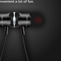 Joyseus EP0019 Earphone Bluetooth Magnetic Wireless Sport - Hitam, Putih, Emas Muda