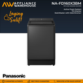 Panasonic NA-FD160X3BM 16kg Top Load Fully Automatic Washing Machine - Dark Black