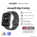 Amazfit Bip 5 - Jam Tangan GPS dengan Layar TFT 1.91 Inci, Bateri Hingga 10 Hari, dan Pelacak Kesehatan Lengkap (Soft Black, Cream White, Pastel Pink)