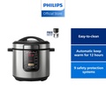 Philips HD2237 Pemasak Nasi 1.8L Putih - All-in-One Multicooker dengan Fungsi Memanaskan dan Penutup Automatik