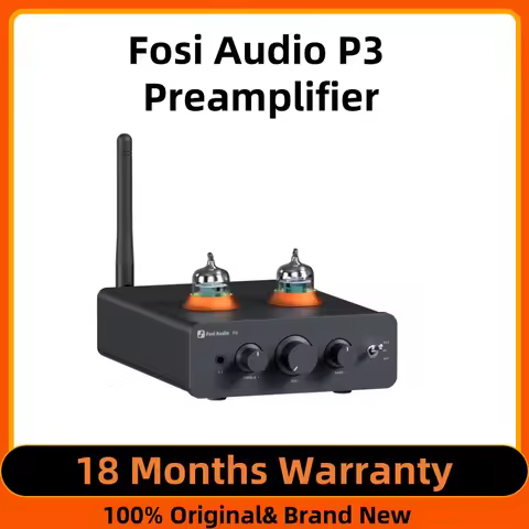 Fosi Audio P3 真空管前級耳擴 藍牙5.1 HiFi 立體聲 高低音控制 前級放大器