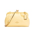 Coach C2875 Nora Kisslock Crossbody กระเป๋าสะพายข้างหนัง Pebble Leather