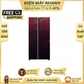 Tủ lạnh Sharp Inverter 525 Lít 4 cửa SJ-FXP600VG-MR - Đen mặt gương, 590L, Thái Lan