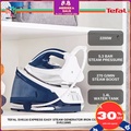 Tefal SV6116 Express Essential Steam Generator Iron - 2200W, 5.3 Bar Tekanan Uap, Kapasiti Tangki Air 1.4L, Biru & Putih