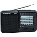 XHDATA D-328 ポータブルラジオ 12.5×7.5×3.8cm DSPチューナー MP3プレイヤー機能付き