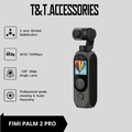 Fimi Palm 2 Pro - Kamera Aksi 3-axis Handheld Gimbal 1/2 Inci Sensor 4K 30fps 160 Minit Stabilisasi Mekanikal