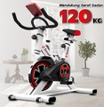 HTD Sport S-303 Sepeda Statis Putih untuk Olahraga Cardio di Rumah