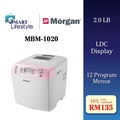 Morgan MBM-1020 Pembuat Roti 2LB - 12 Program, LCD Display, Panci Non-Stik