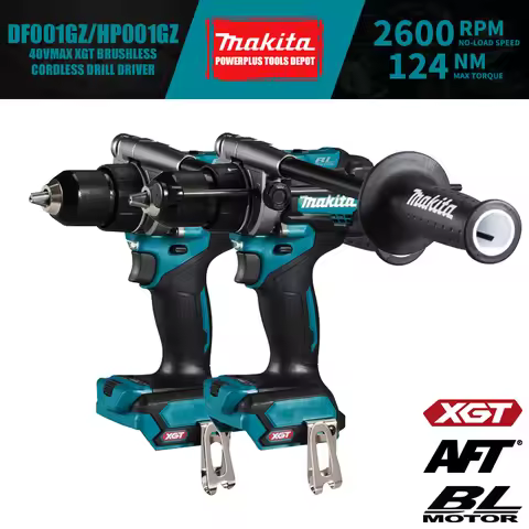 Máy khoan vặn vít dùng pin Makita DF001GZ 40V XGT, 2.7kg, 13mm