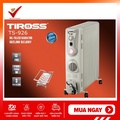 Máy sưởi dầu Tiross TS926-1, 13 thanh sưởi, màu trắng, công suất 2500W, diện tích sưởi 20-25m²
