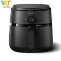 Philips NA130/00 6.2L Hot Air Fryer - Hitam, Kapasiti Besar untuk Keluarga