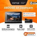 70mai A800S 4K UHD Dash Cam dengan Kamera Depan dan Belakang, GPS, dan Perekaman 24 Jam