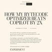 เครื่องมือเพิ่มประสิทธิภาพ Bytecode เฉพาะทางให้ประสิทธิภาพเร็วกว่าเครื่องมือสร้างโค้ด AI ถึง 2 เท่าในการทดสอบความเร็ว