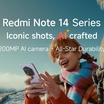 Redmi Note 14 ซีรีส์เปิดตัวทั่วโลกพร้อมชิป Snapdragon 7s Gen 3 และฟีเจอร์กล้องที่พัฒนาขึ้น