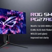 華碩發布 ROG Swift OLED PG27AQDP：全球首款 1440p 480Hz OLED 遊戲顯示器