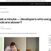 Study Reveals AI Coding Tools Make Experienced Developers 19% Slower Despite Productivity Claims