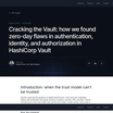 Sembilan Kelemahan Keselamatan Kritikal Ditemui dalam HashiCorp Vault Selepas Siasatan Selama Dua Tahun