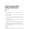 Komunitas Membahas Optimasi Metode Ruby: Ketika Refactoring Menyebabkan Masalah Performa
