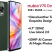 ZTE Nubia V70 Design Hadir dengan Pilihan Kulit Vegan dan Layar 120Hz Seharga $100
