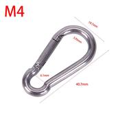 10pcs Mini Aluminum Alloy Keychain Making Snap Spring Clip Hook Carabiner  Buckle