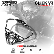 HONDA CLICK 125I / 150I LEG SHIELD GARNISH COVER CARBON C-6203 FOR CLICK V2  GAME CHANGER MOTORCYCLE 2PCS SPEEDMOTO