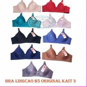 Bh Bra LingCao B5 Import Tanpa Kawat Beha Wanita Dewasa Size 34 36 38 40 42