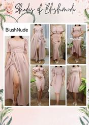 PEACH COLOR BRIDAL ENTOURAGE BRIDESMAIDS FORMAL DRESS GOWNS FOR WEDDING  PANG ABAY