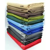 Plain color cotton linen fabric/kain diy cotton linen cloth