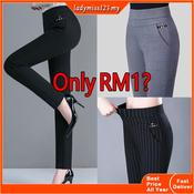 Plus Size M-5XL Long Legging Pants Women Casual Black Office Tight