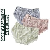 Sexy Lace Panties Women Silk Underwear Plus Size Spender Perempuan Seluar  Dalam Wanita Celana Dalam Wanita Seksi 性感蕾丝内裤