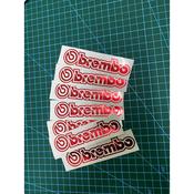 1pc Brembo Sticker Printing Sticker Kereta Car Sticker