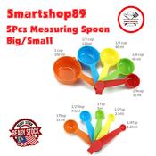 5pcs Measuring Spoon Set, Plastic Pp Graduated Scoops For Baking, Including  1ml, 2.5ml, 5ml, 7.5ml And 15ml Scoops