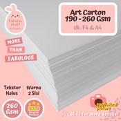 Jual 1 RIM / 500 Lembar Kertas Art Paper 120 Gram / GSM Artpaper Ukuran F4  Folio A4