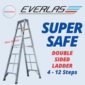SUMO king EXTRA Heavy Duty Hardness Aluminium Double Sided Ladder