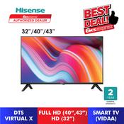 Hisense 32 32A4000K VIDAA Full HD / HD Smart TV