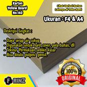 Jual kertas karton board hard paper A5 tebal 1.5 mm kuning coklat - Kota  Cimahi - Damai-tbk